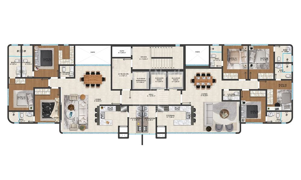 Apartamento à venda com 3 quartos, 3 suítes, 2 vagas e 117m² no Pioneiros, Balneário Camboriú (SC) — foto 10 de 16