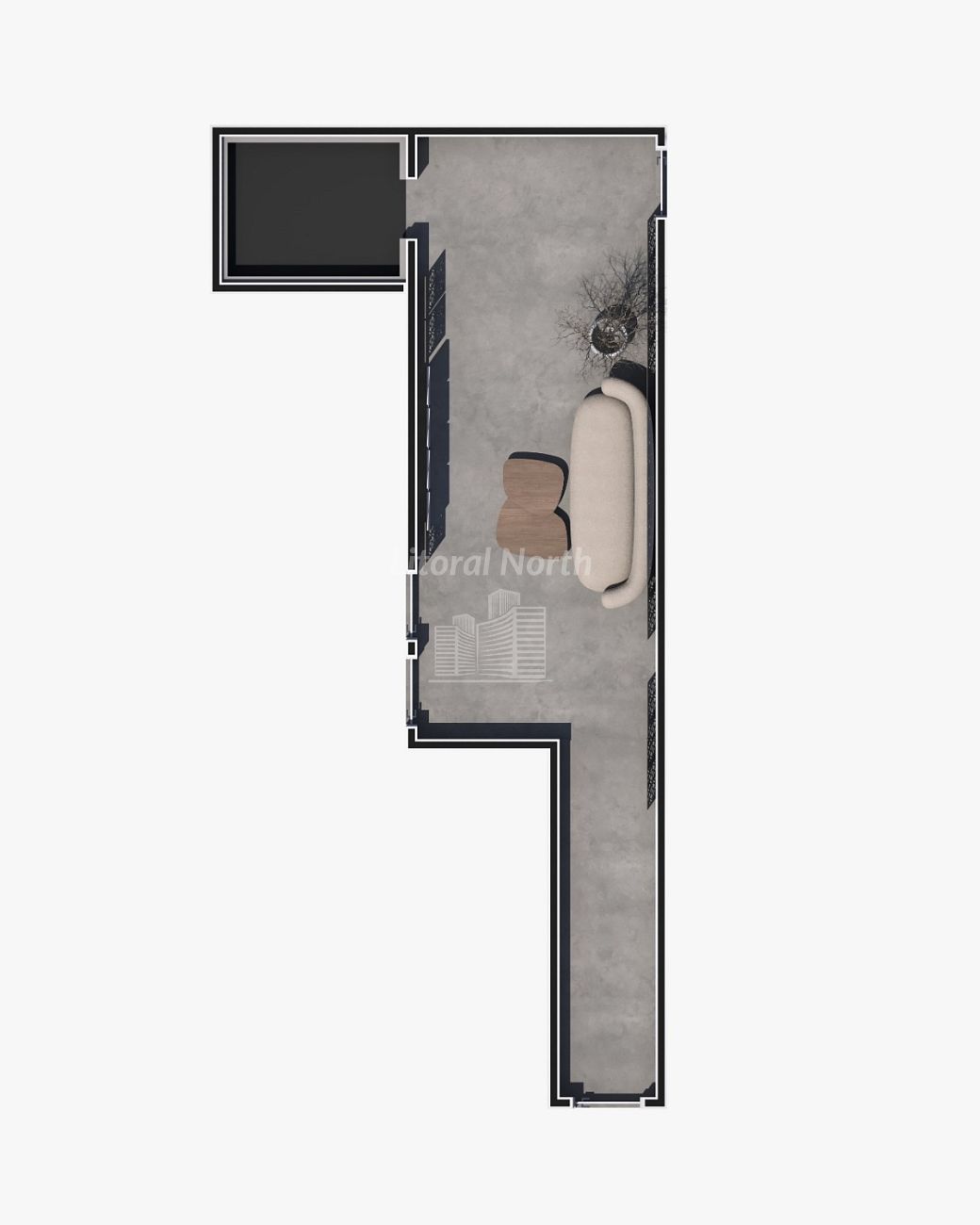 Apartamento de 1 quarto, 50m² no bairro Centro, em Itajaí | Eu Corretor