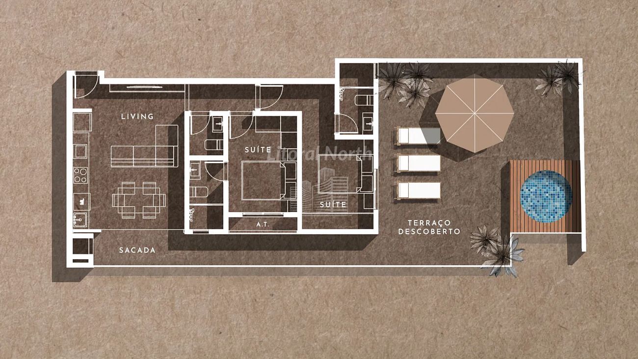 Apartamento à venda com 2 quartos, 2 suítes, 1 vaga e 69m² no São João, Itajaí (SC) — foto 18 de 21