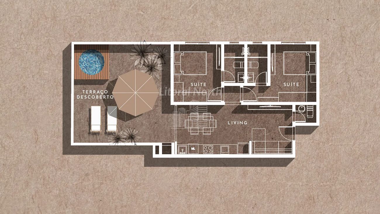 Apartamento à venda com 2 quartos, 2 suítes, 1 vaga e 69m² no São João, Itajaí (SC) — foto 20 de 21