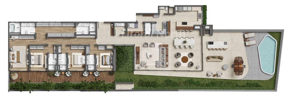 Apartamento à venda com 4 quartos, 4 suítes, 4 vagas e 396m² no Praia do Estaleiro, Balneário Camboriú (SC) — foto 13 de 24