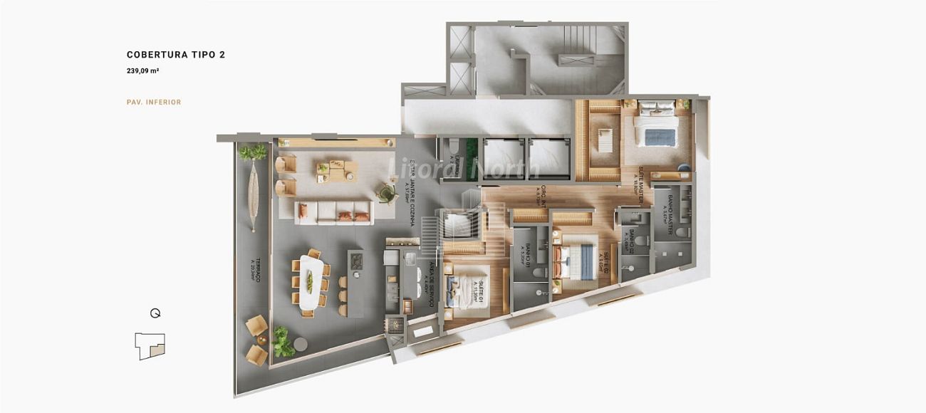 Apartamento à venda com 3 quartos, 3 banheiros e 172m² no Praia Brava, Itajaí (SC) — foto 11 de 11