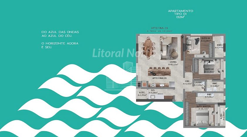 Apartamento de 3 quartos, 132m² no bairro Centro, em Balneário Camboriú | Eu Corretor
