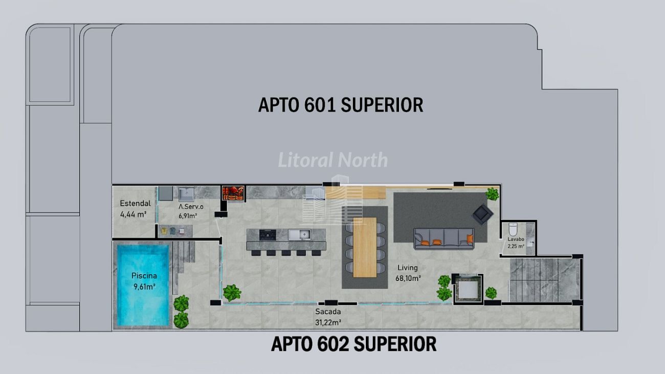 Apartamento de 4 quartos, 314m² no bairro Praia Brava, em Itajaí | Eu Corretor