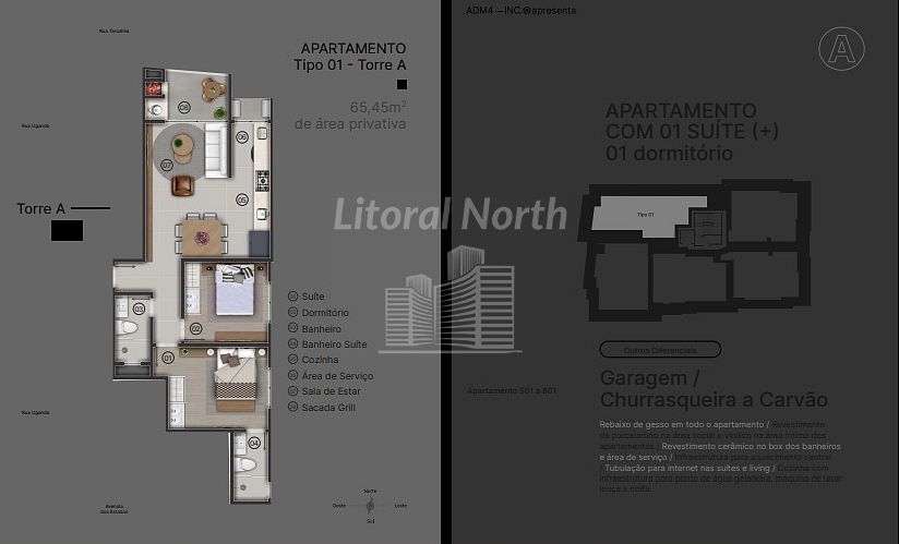 Apartamento à venda com 2 quartos, 1 suíte, 1 vaga e 60m² no Nações, Balneário Camboriú (SC) — foto 22 de 25