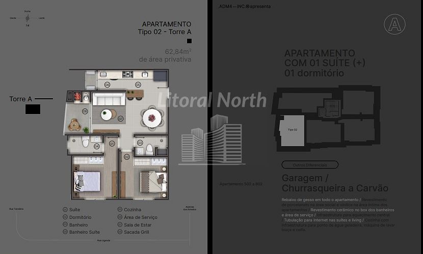 Apartamento à venda com 2 quartos, 1 suíte, 1 vaga e 60m² no Nações, Balneário Camboriú (SC) — foto 21 de 25