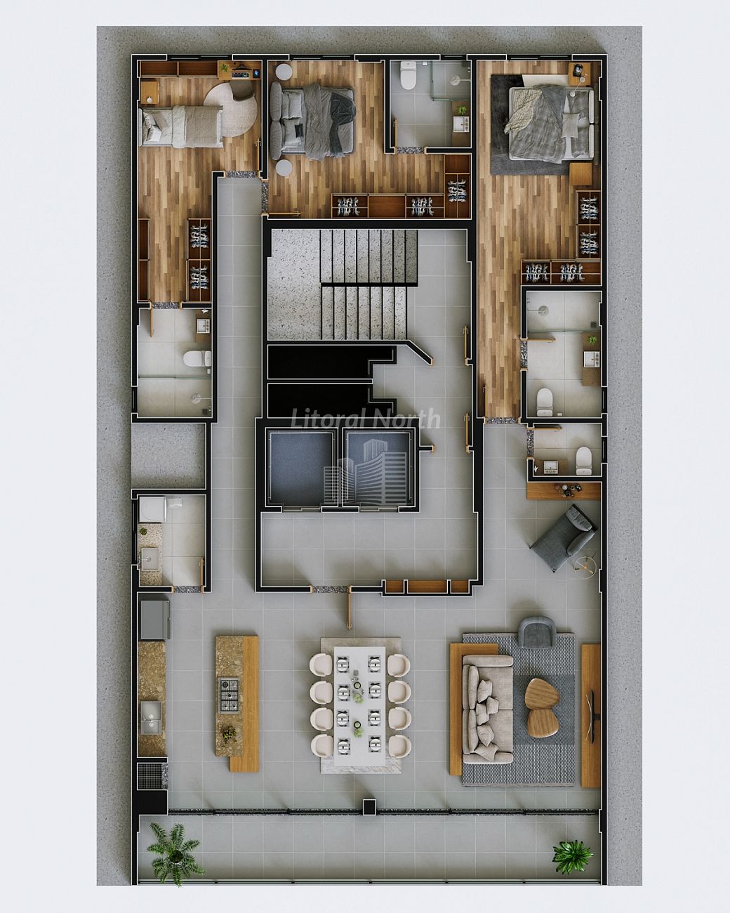 Apartamento à venda com 3 quartos, 3 suítes, 2 vagas e 110m² no Centro, Balneário Camboriú (SC) — foto 9 de 10