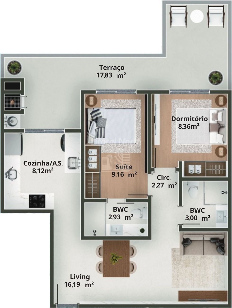 Apartamento à venda com 2 quartos, 2 suítes, 2 vagas e 120m² no Ariribá, Balneário Camboriú (SC) — foto 15 de 30