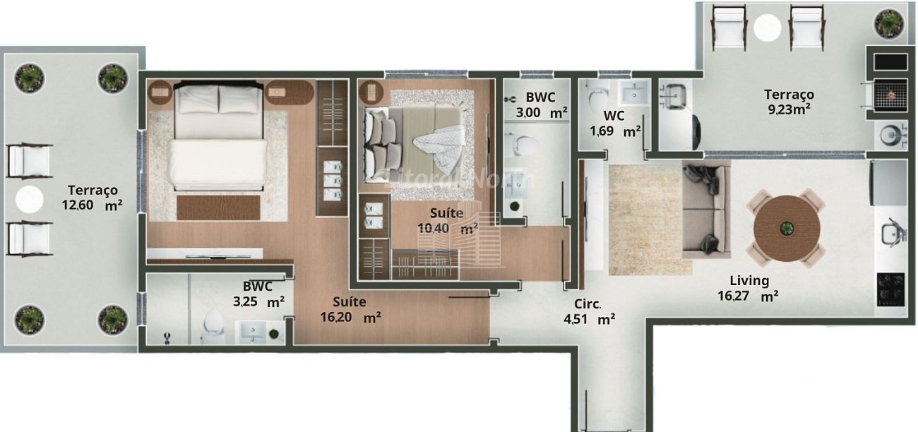 Apartamento à venda com 2 quartos, 2 suítes, 2 vagas e 120m² no Ariribá, Balneário Camboriú (SC) — foto 16 de 30
