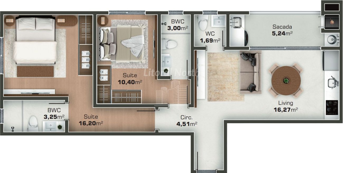 Apartamento à venda com 2 quartos, 2 suítes, 2 vagas e 120m² no Ariribá, Balneário Camboriú (SC) — foto 23 de 30