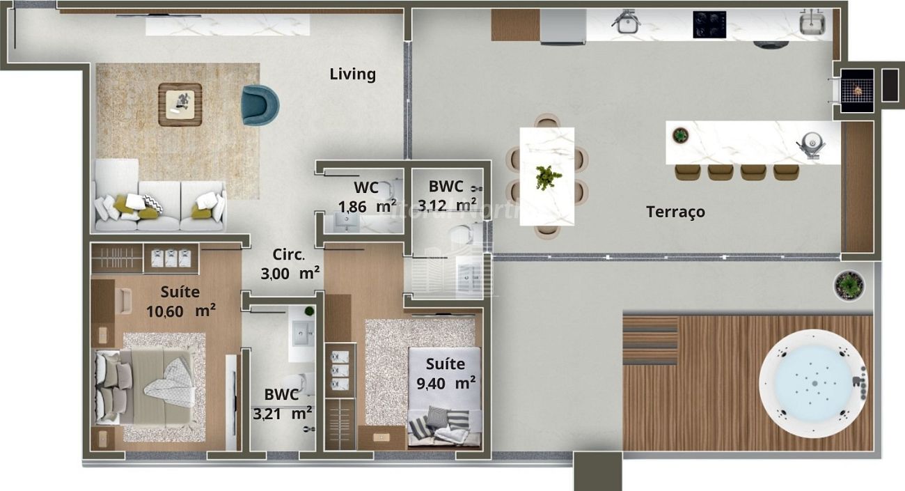 Apartamento à venda com 2 quartos, 2 suítes, 2 vagas e 120m² no Ariribá, Balneário Camboriú (SC) — foto 27 de 30
