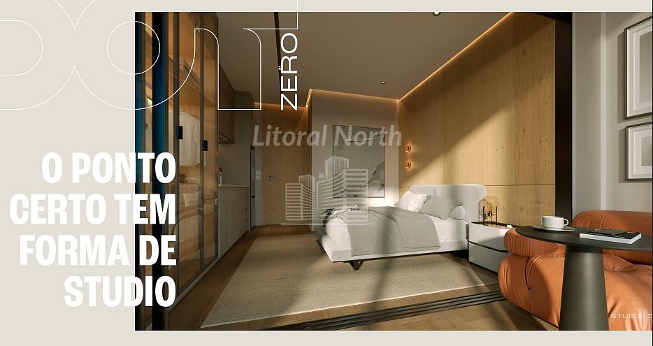 Studio de 1 quarto, 39m² no bairro Centro, em Itajaí | Eu Corretor