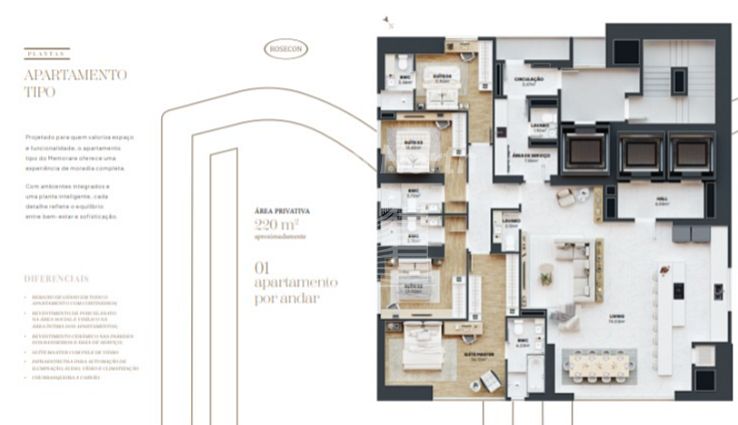 Apartamento à venda com 4 quartos, 4 suítes, 4 vagas e 221m² no Centro, Balneário Camboriú (SC) — foto 18 de 20