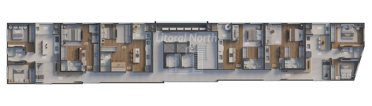 Apartamento à venda com 2 quartos, 1 banheiro, 1 vaga e 57m² no Praia Brava, Itajaí (SC) — foto 4 de 6