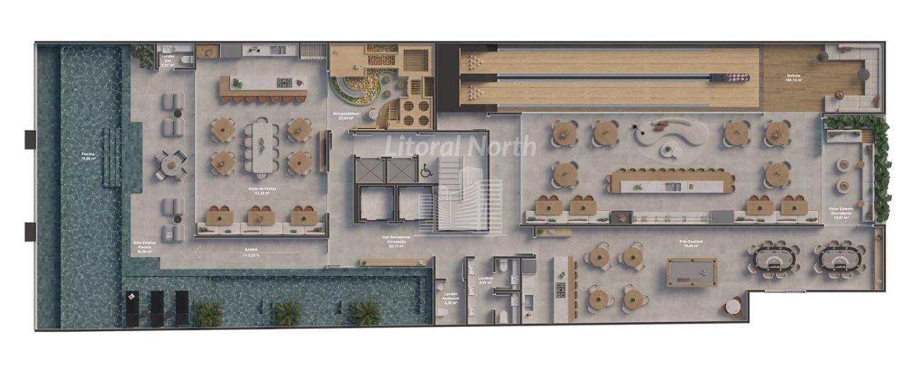 Apartamento à venda com 2 quartos, 1 banheiro, 1 vaga e 57m² no Praia Brava, Itajaí (SC) — foto 5 de 6