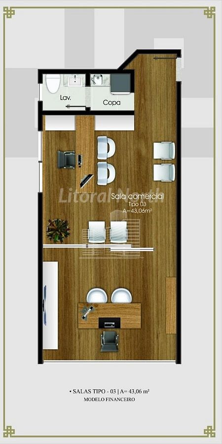 Comercial à venda com 1 banheiro, 1 vaga e 69m² no Pioneiros, Balneário Camboriú (SC) — foto 4 de 8