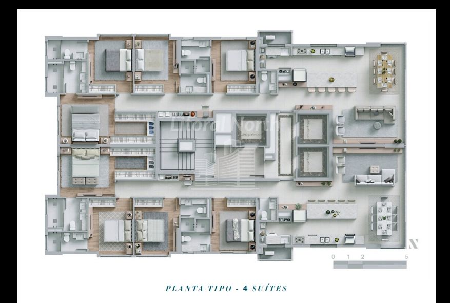 Apartamento à venda com 4 quartos, 4 suítes, 3 vagas e 180m² no Pioneiros, Balneário Camboriú (SC) — foto 7 de 12