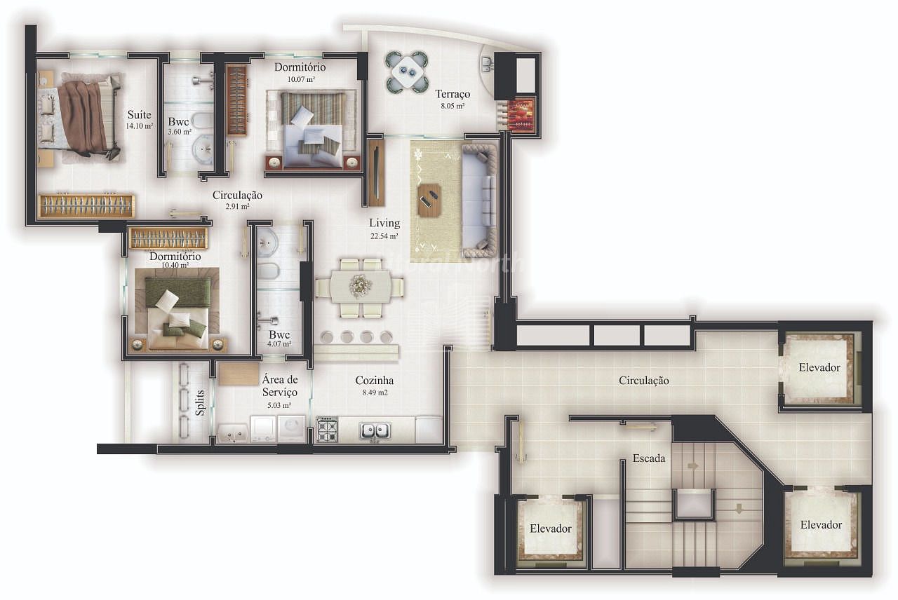 Apartamento à venda com 3 quartos, 3 suítes, 2 vagas e 123m² no Fazenda, Itajaí (SC) — foto 23 de 23