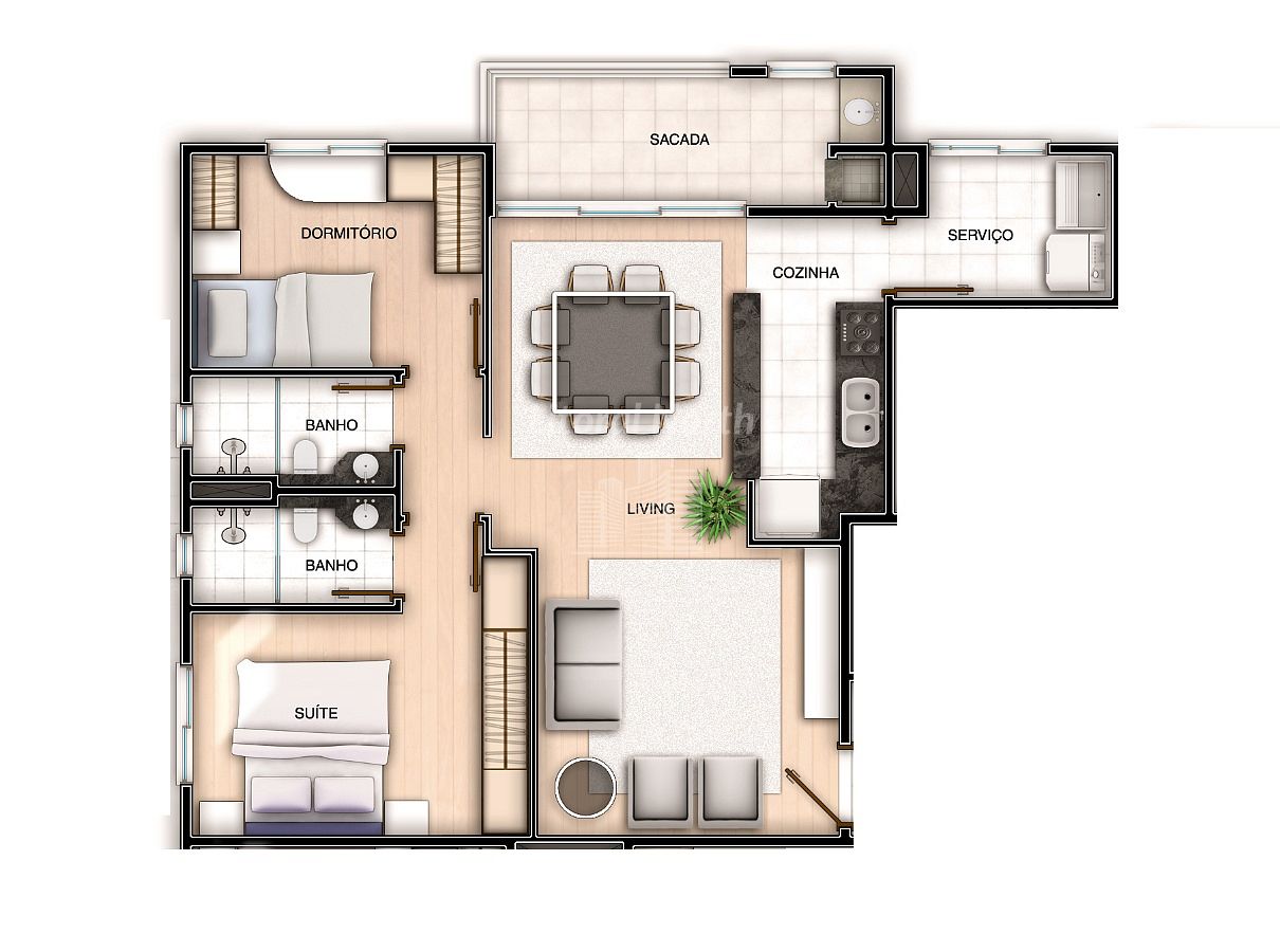 Apartamento à venda com 3 quartos, 1 suíte, 2 vagas e 92m² no Vila Operária, Itajaí (SC) — foto 17 de 20