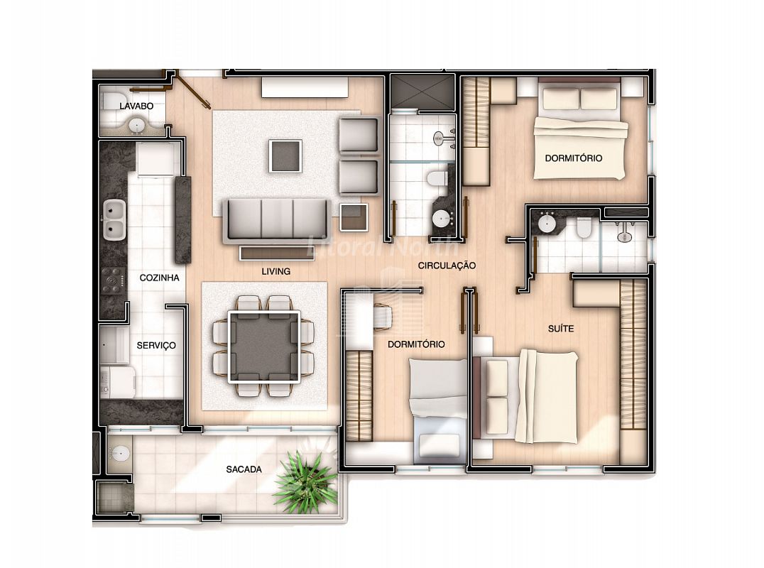 Apartamento à venda com 3 quartos, 1 suíte, 2 vagas e 92m² no Vila Operária, Itajaí (SC) — foto 18 de 20