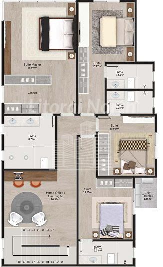 Apartamento à venda com 3 quartos, 3 suítes, 2 vagas e 126m² no Pioneiros, Balneário Camboriú (SC) — foto 5 de 13