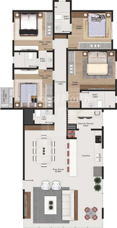 Apartamento à venda com 3 quartos, 3 suítes, 2 vagas e 126m² no Pioneiros, Balneário Camboriú (SC) — foto 8 de 13