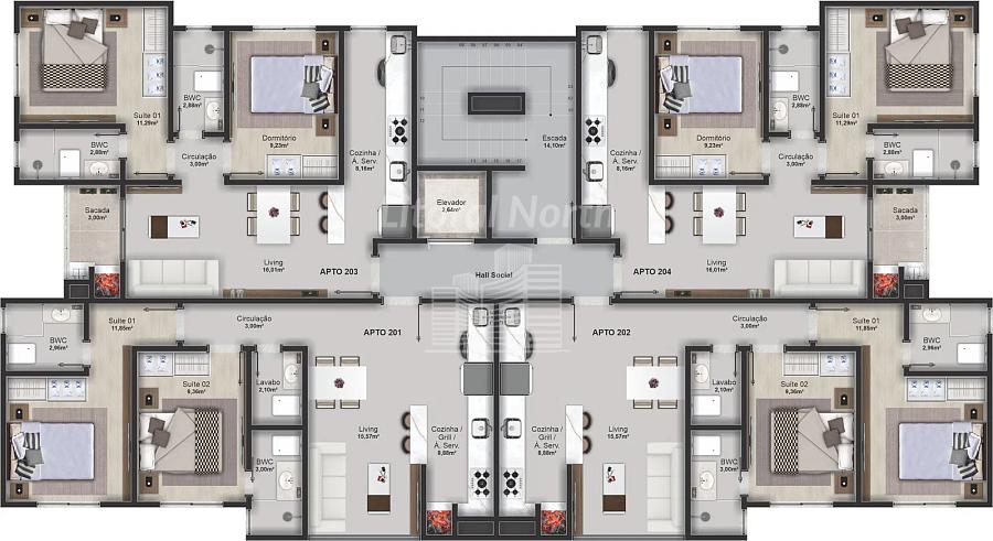 Lançamento no Centro de Balneário Camború. — foto 11