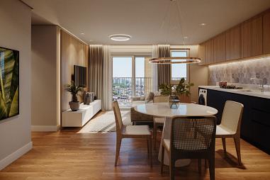 2 dormitórios, sendo 1 suíte e 1 vaga de garagem