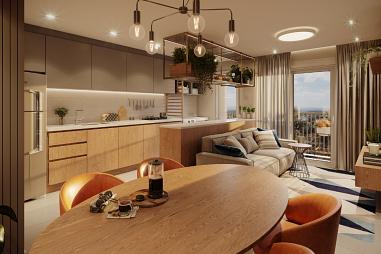 3 dormitórios, sendo 1 suíte e 2 vagas de garagem