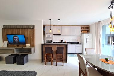 Apartamento decorado 02 Quartos Praia de Bombas - Bombinhas (SC)