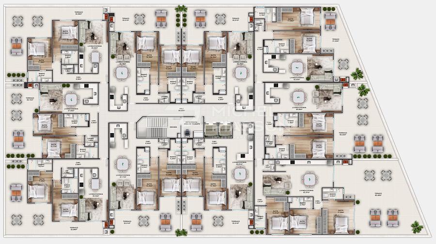 Apartamentos com até 04 suítes na Praia de Bombas - Bombinhas (SC) — foto 20