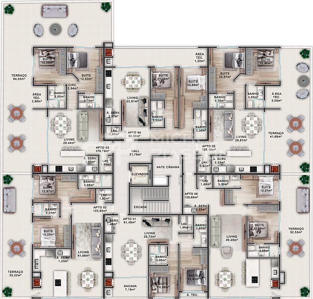 Apartamentos 02 suítes Praia de Bombas - Bombinhas (SC) — foto 13