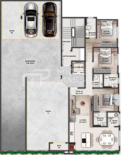 Apartamentos com 02 suítes na Praia de Canto Grande - Bombinhas (SC) — foto 10