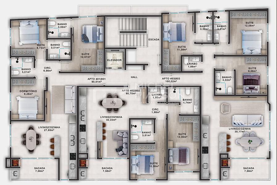 Apartamentos com 3 quartos na Praia de Bombas — foto 19