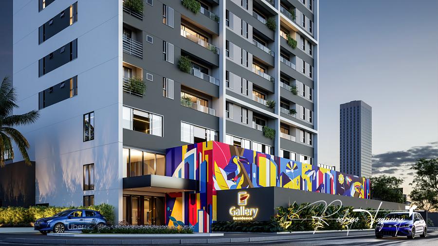 Gallery Residence | Setor Aerovi�rio | 81 m� | 3 quartos | A 50 m do Shopping Cerrado 1