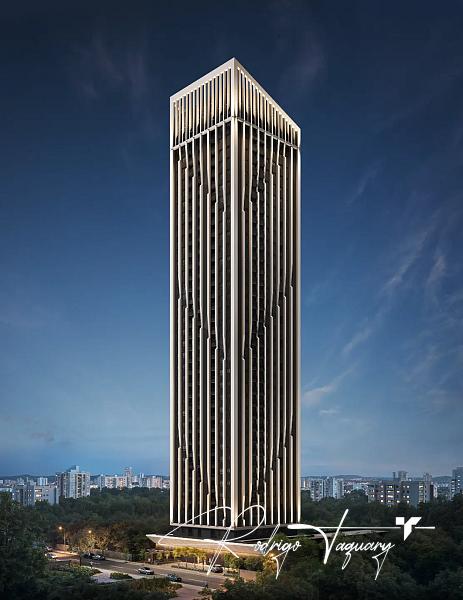 Dec� Ricardo Paranhos | Setor Marista | 94,85 m� | 2 Quartos | Rooftop no 37� Andar 1