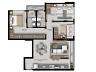 Lux Oeste | Setor Oeste | 85 m� | 3 quartos | Pr�ximo � Pra�a do Sol 14