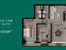 Inspire Vaca Brava | Jardim Am�rica | 69,76 m� | 2 quartos (1 su�te) | Pr�ximo ao Parque Vaca Brava 3