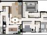 Blume Apartments | Setor Serrinha | 113 m� | 3 Su�tes | Varanda Gourmet 2