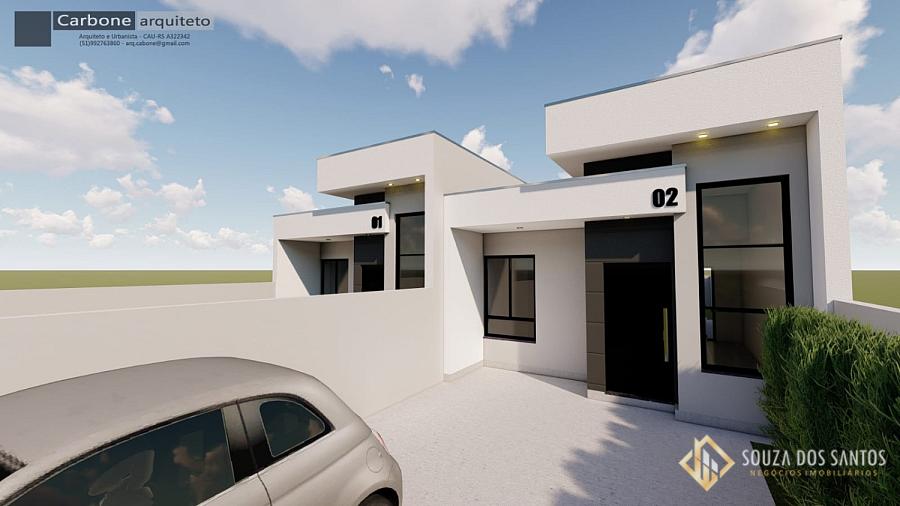 Bela casa 2 dormit�rios, sendo 1 suite 1