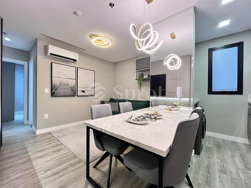 Infinity Tower Flat - mobiliado a 300 m do mar em Meia Praia 🌊 — foto 13