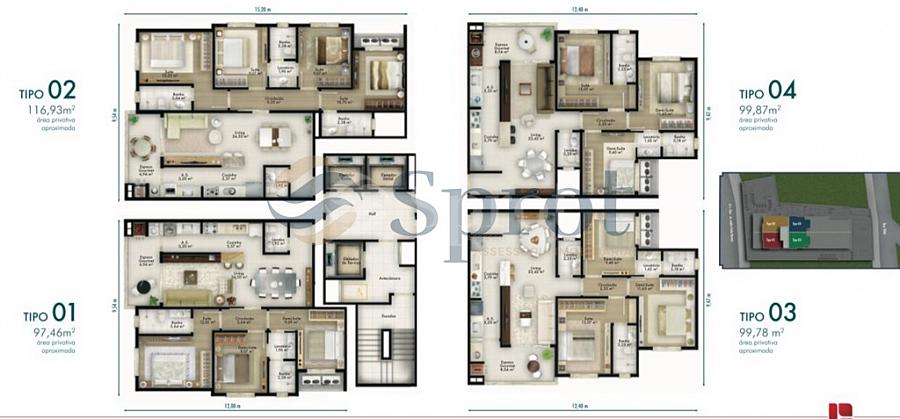 Belmare - 04 Suítes(2 Demi) — foto 20