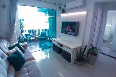 Apartamento em Bombinhas - 1 Dormitório, Sacada com Churrasqueira, 1 Vaga, 50m² - Vivendas Summer Beach