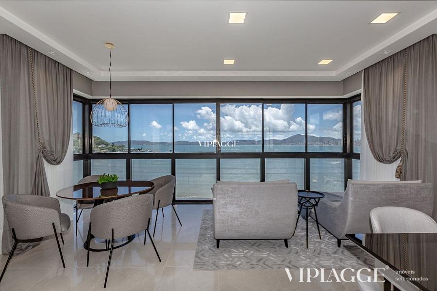 Apartamento frente mar no Centro de Itapema - SC, á venda com 4 suítes, 3 vagas, finamente mobiliado, área de lazer completa, vista para o mar no edif — foto 2