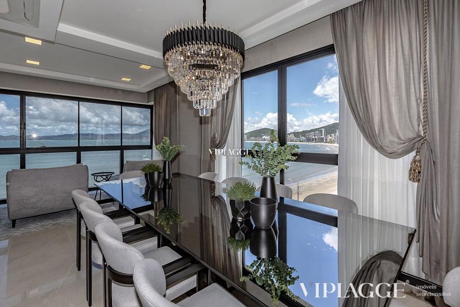 Apartamento frente mar no Centro de Itapema - SC, á venda com 4 suítes, 3 vagas, finamente mobiliado, área de lazer completa, vista para o mar no edif — foto 5
