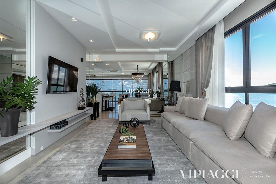 Apartamento frente mar no Centro de Itapema - SC, á venda com 4 suítes, 3 vagas, finamente mobiliado, área de lazer completa, vista para o mar no edif — foto 6