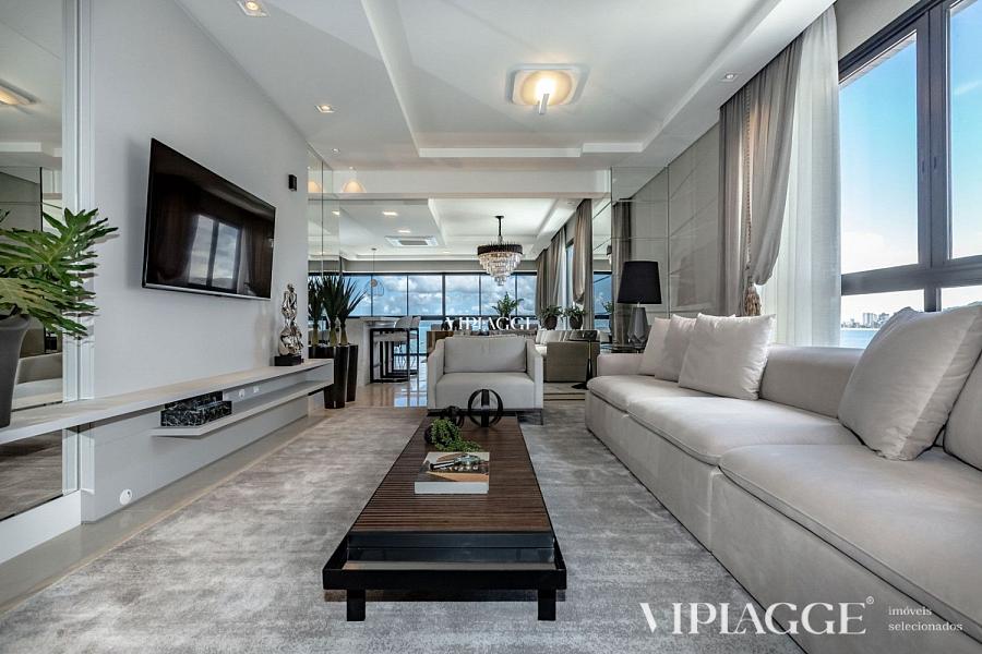 Apartamento frente mar no Centro de Itapema - SC, á venda com 4 suítes, 3 vagas, finamente mobiliado, área de lazer completa, vista para o mar no edif — foto 8