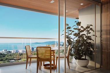 Apartamento com 2 quartos à venda, 88m², 3 banheiros, 2 garagens - Praia Brava - Itajaí