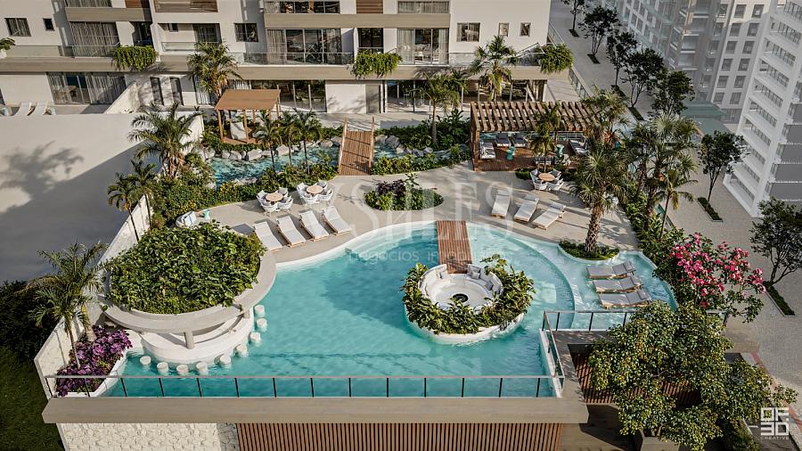 Um empreendimento que transforma a natureza em protagonista e une arquitetura contempor�nea, paisagismo exuberante, conforto e bem-estar. 1